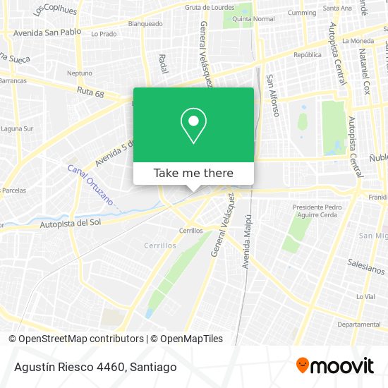 Agustín Riesco 4460 map