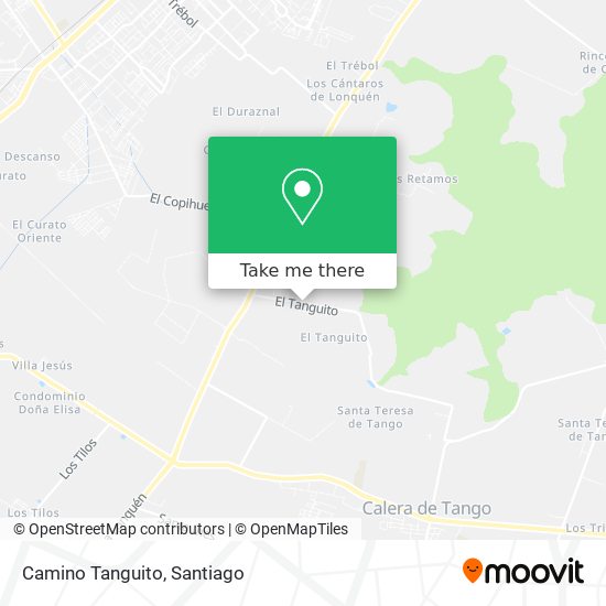 Mapa de Camino Tanguito