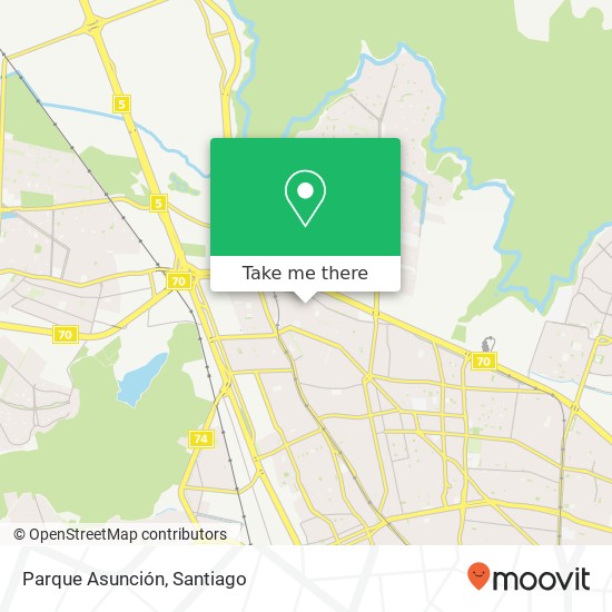 Parque Asunción map