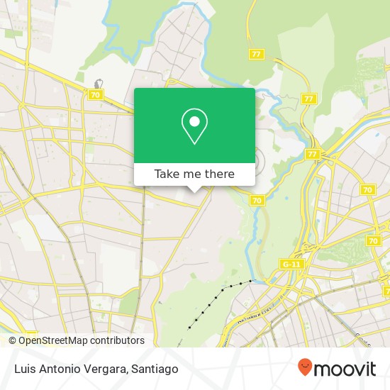 Luis Antonio Vergara map