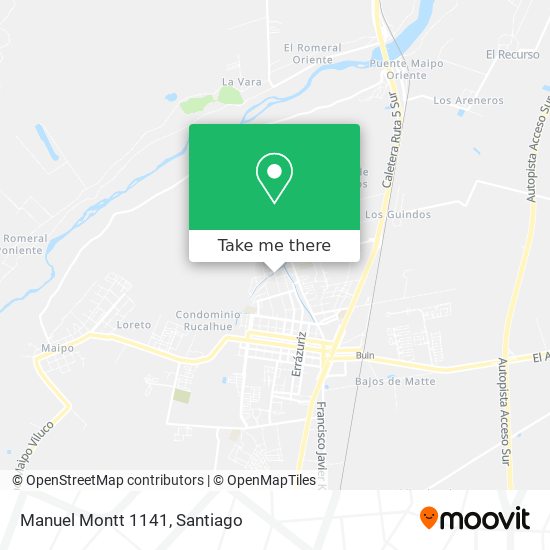 Manuel Montt 1141 map