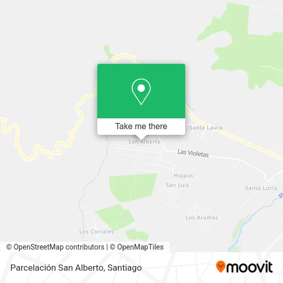 Parcelación San Alberto map
