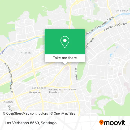 Las Verbenas 8669 map