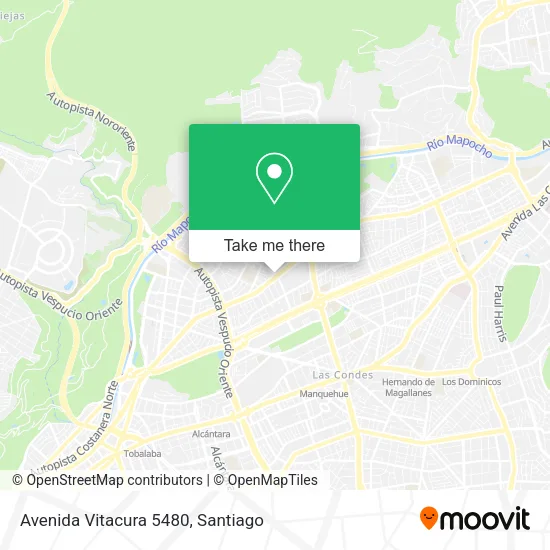 Avenida Vitacura 5480 map