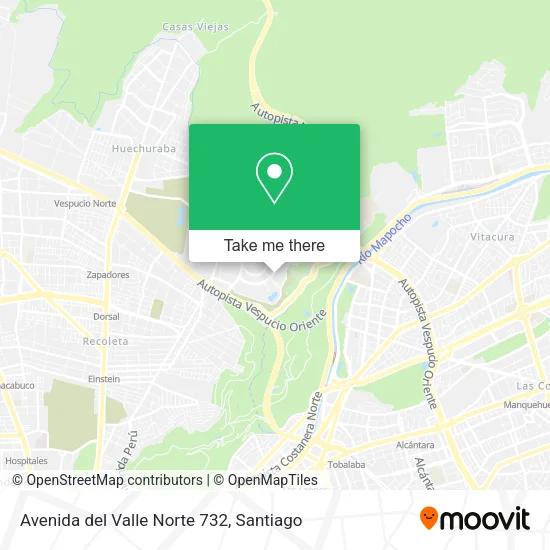 Avenida del Valle Norte 732 map