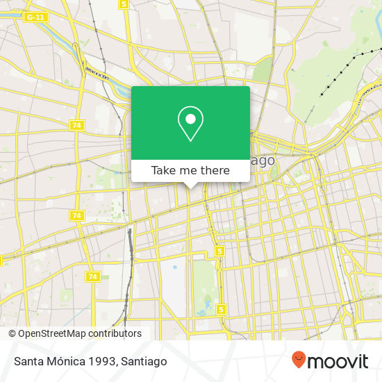 Santa Mónica 1993 map
