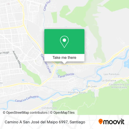 Camino A San José del Maipo 6997 map