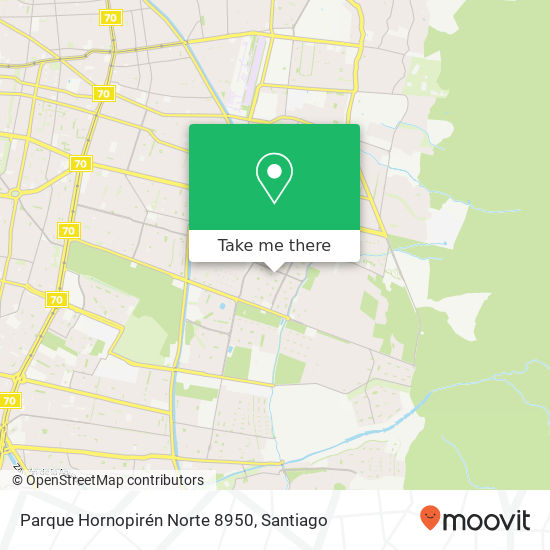 Parque Hornopirén Norte 8950 map