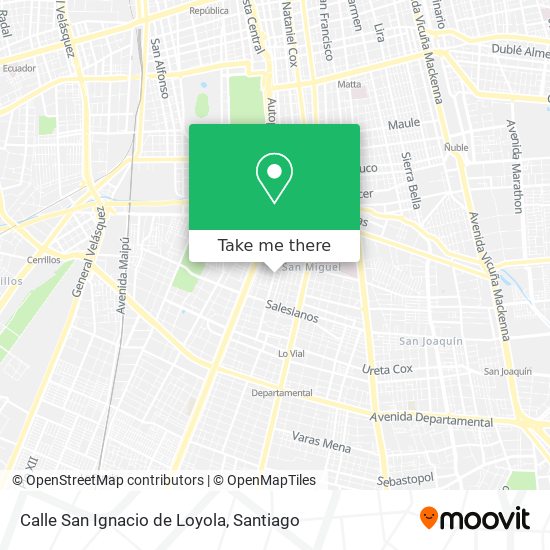 Calle San Ignacio de Loyola map