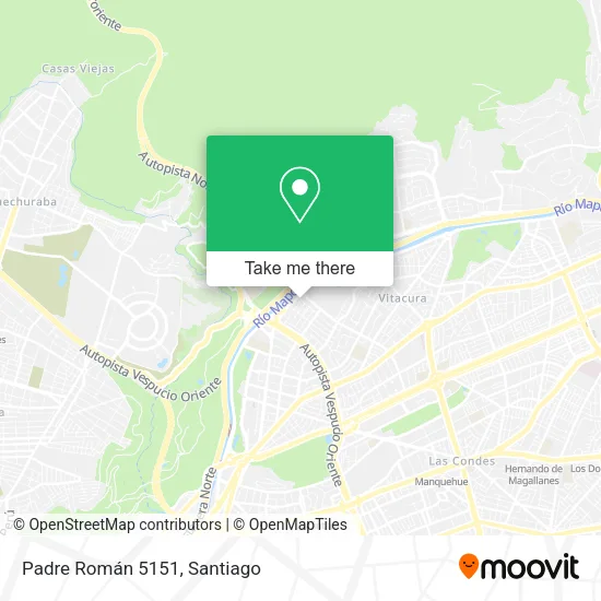 Padre Román 5151 map