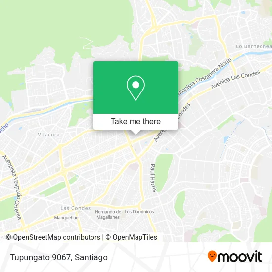 Tupungato 9067 map