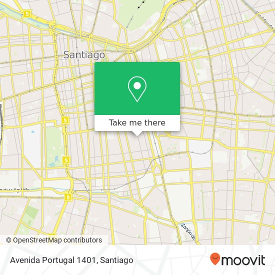 Avenida Portugal 1401 map