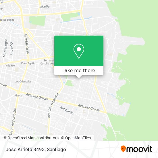 José Arrieta 8493 map