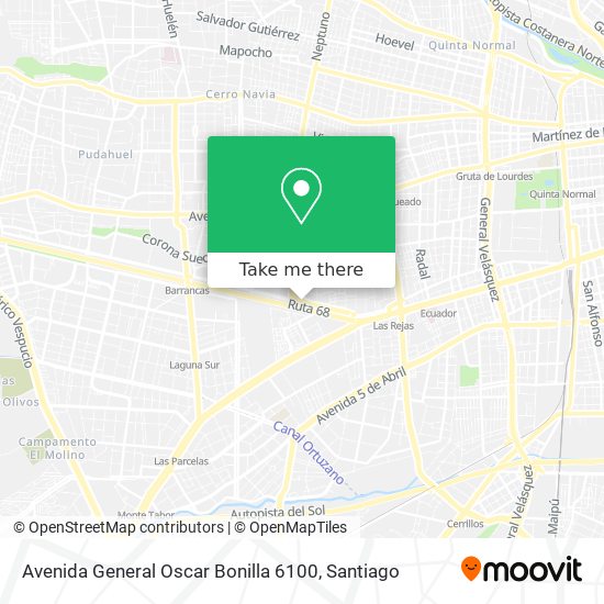 Avenida General Oscar Bonilla 6100 map