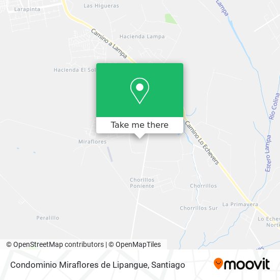 Mapa de Condominio Miraflores de Lipangue