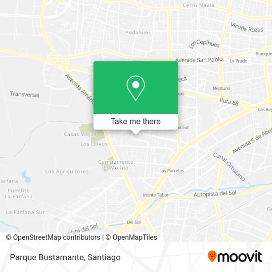 Parque Bustamante map