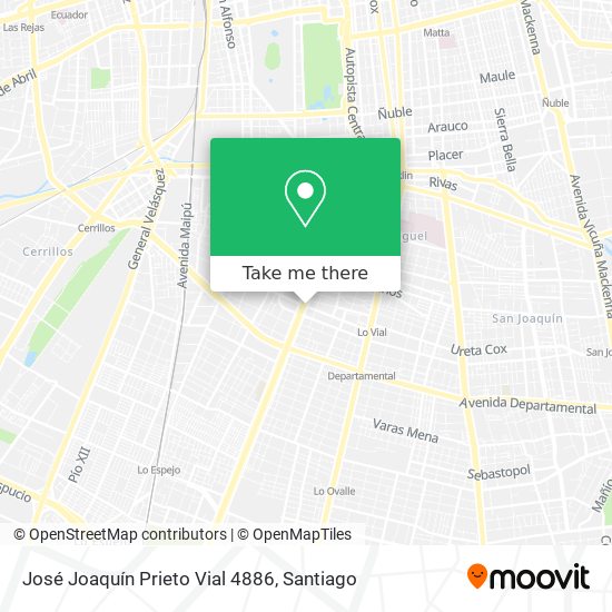 José Joaquín Prieto Vial 4886 map