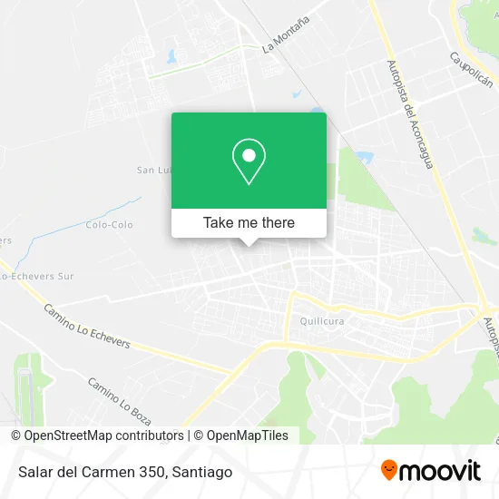Salar del Carmen 350 map