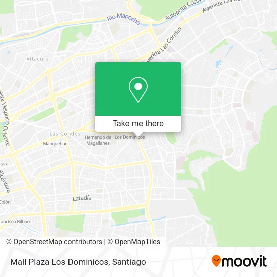 Mall Plaza Los Dominicos map