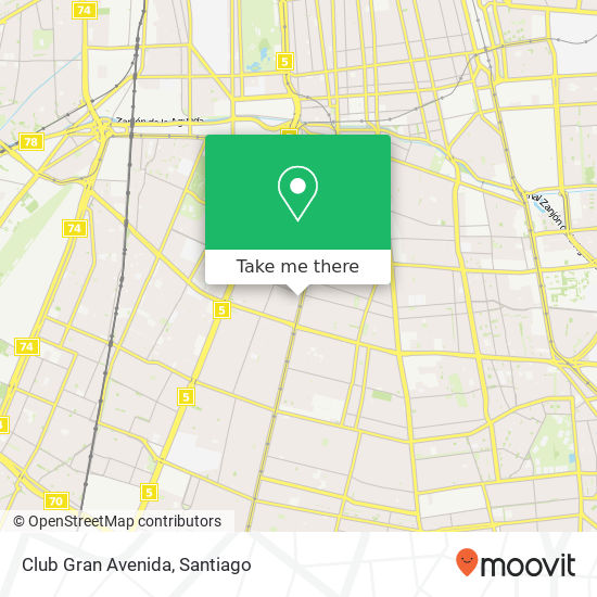 Club Gran Avenida map