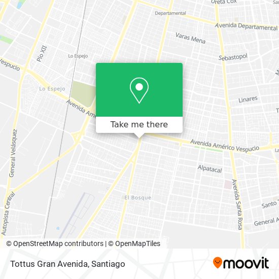 Tottus Gran Avenida map