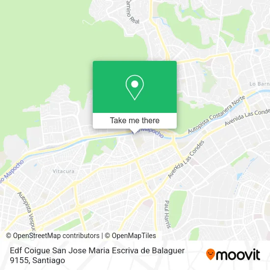 Edf Coigue San Jose Maria Escriva de Balaguer 9155 map