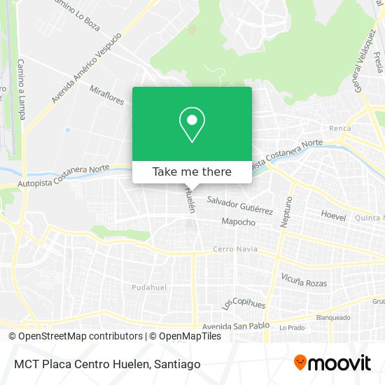 MCT Placa Centro Huelen map