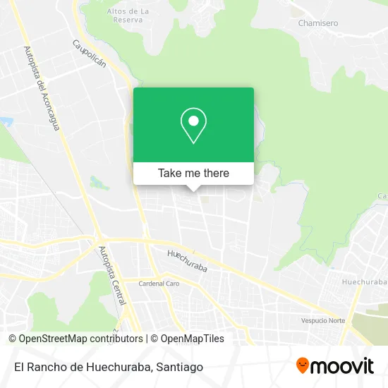El Rancho de Huechuraba map