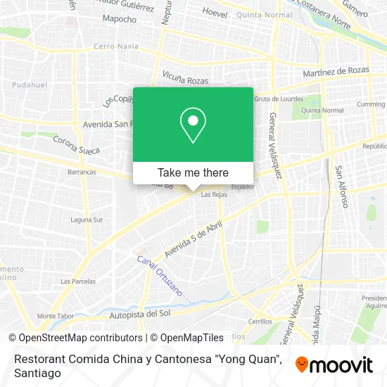 Restorant Comida China y Cantonesa "Yong Quan" map