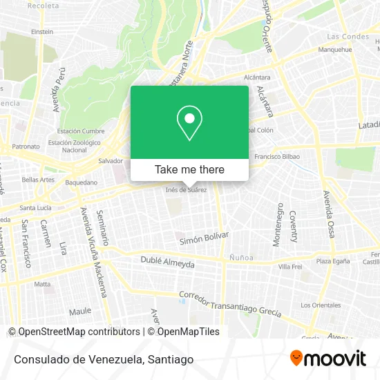 Consulado de Venezuela map