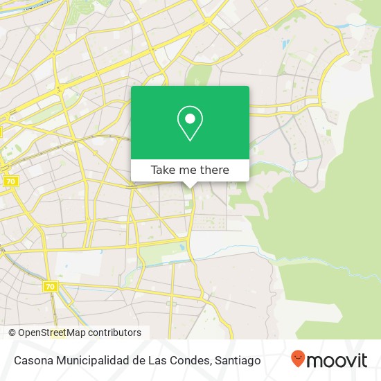 Casona Municipalidad de Las Condes map