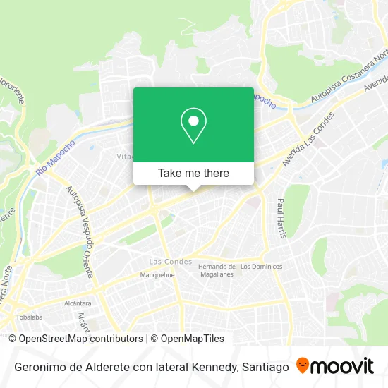 Geronimo de Alderete con lateral Kennedy map