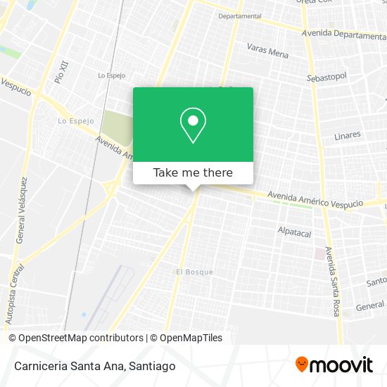Carniceria Santa Ana map