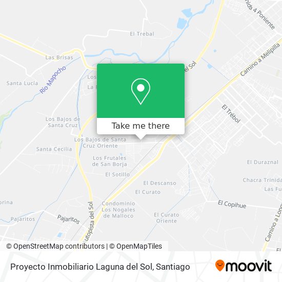 Proyecto Inmobiliario Laguna del Sol map