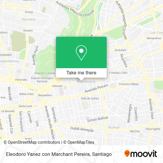Eleodoro Yanez con Marchant Pereira map