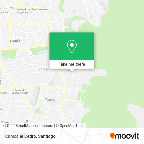 Clínica el Cedro map