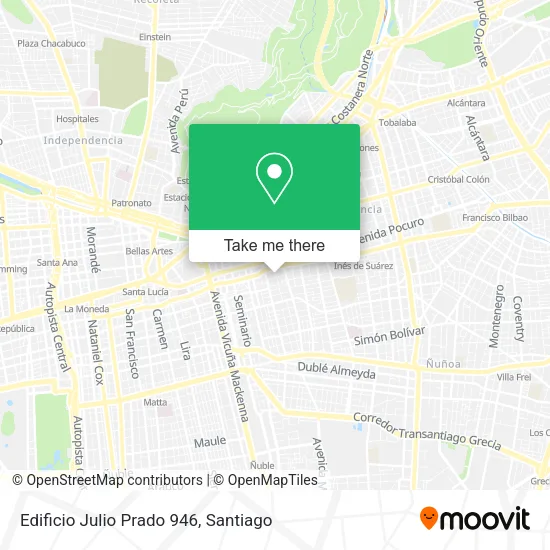 Edificio Julio Prado 946 map
