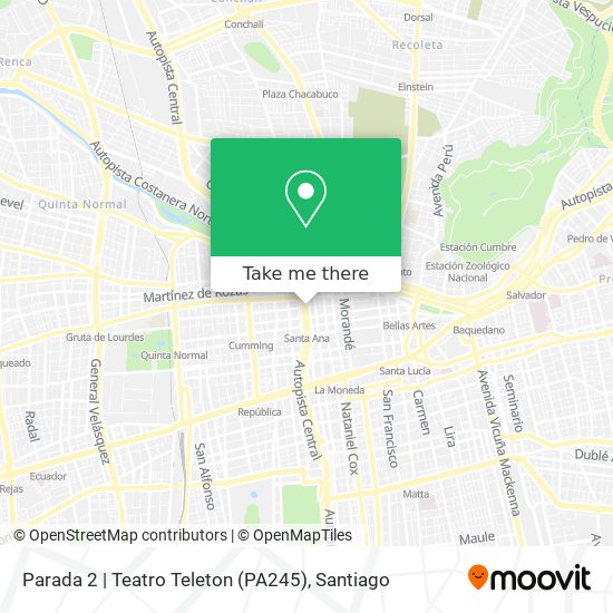 Mapa de Parada 2 | Teatro Teleton (PA245)