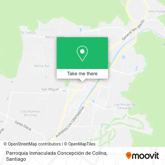 Parroquia Inmaculada Concepción de Colina map