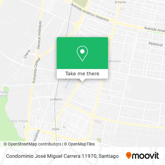 Condominio José Miguel Carrera 11970 map