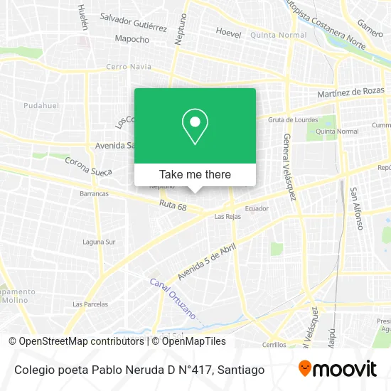 Colegio poeta Pablo Neruda D N°417 map