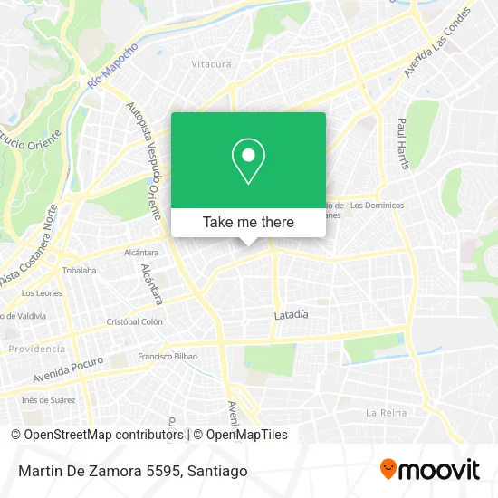 Martin De Zamora 5595 map