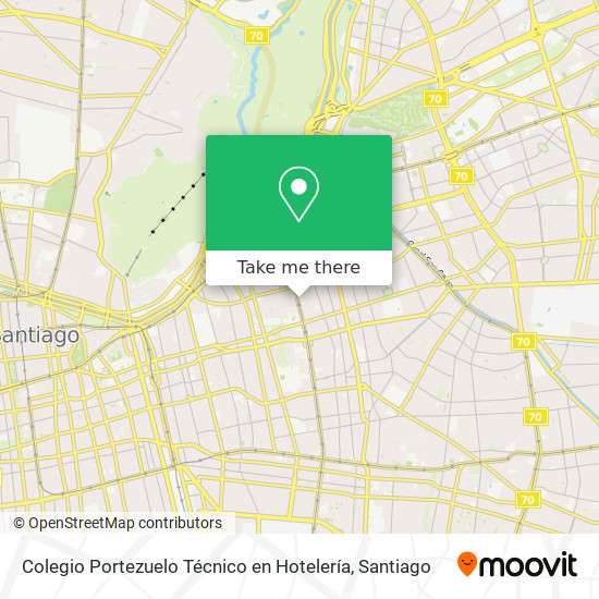 Colegio Portezuelo Técnico en Hotelería map