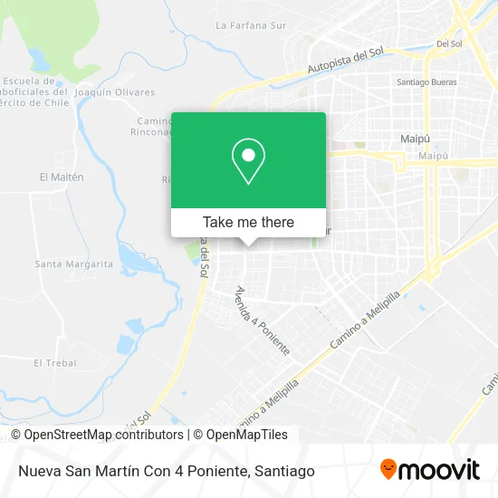 Nueva San Martín Con 4 Poniente map