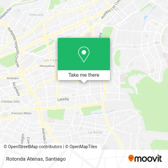 Rotonda Atenas map