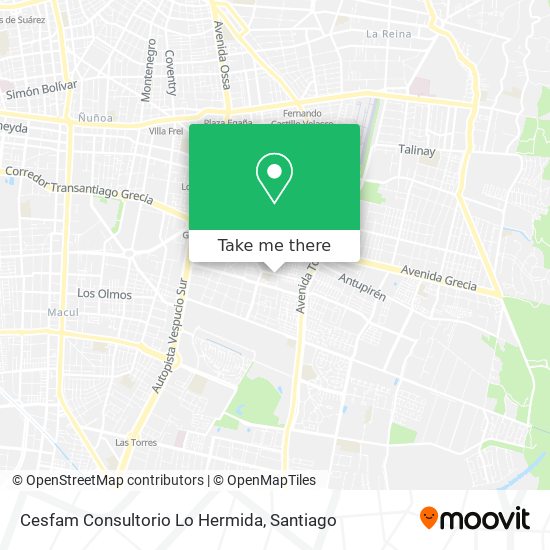 Cesfam Consultorio Lo Hermida map