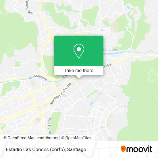 Estadio Las Condes (corfo) map