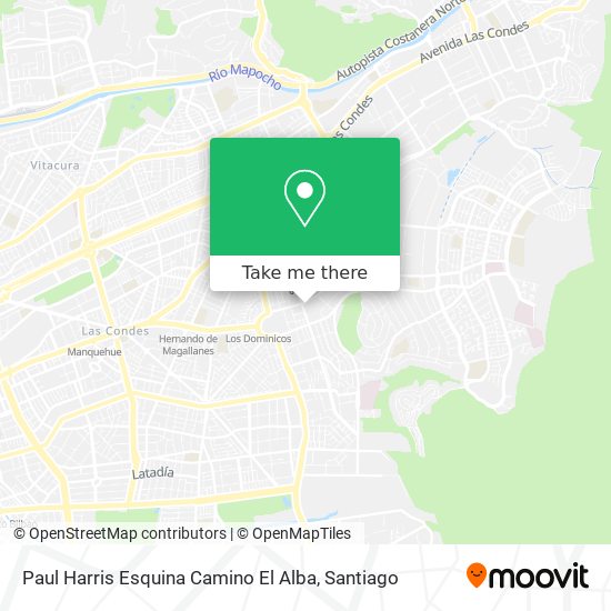 Paul Harris Esquina Camino El Alba map