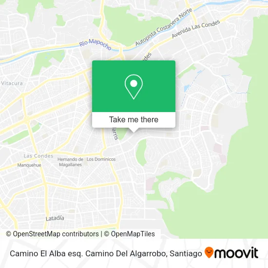 Camino El Alba esq. Camino Del Algarrobo map