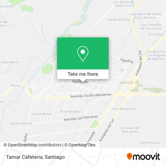 Tamar Cafeteria map